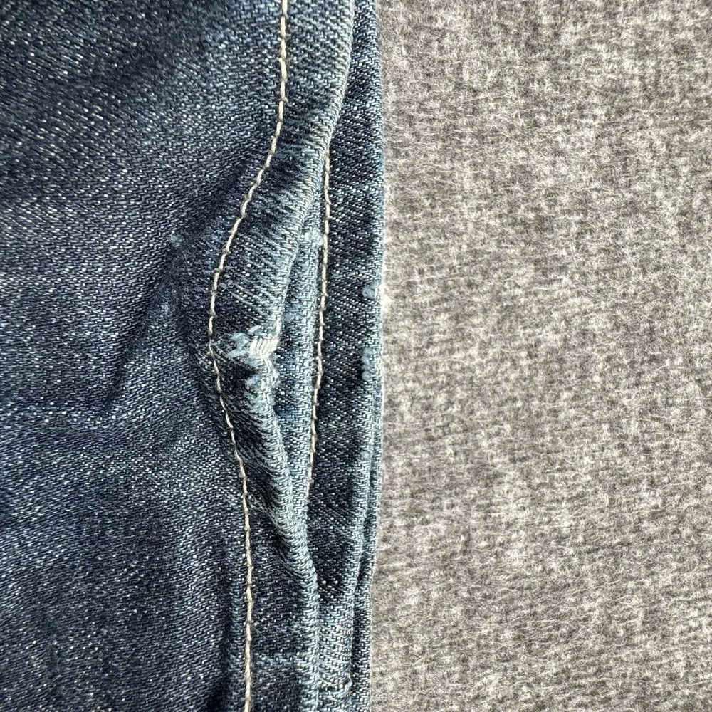 Levi's 501XX Jeans Mens Sz 36x34 Fit 36x31 Button Fly Straight Distressed